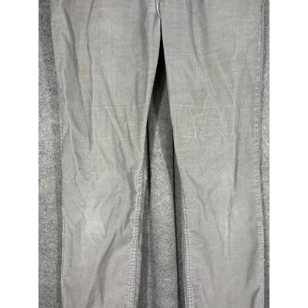 Vintage Levis 519 Corduroy Pants Mens 30x28 Grey Slim Straight Leg SF 207